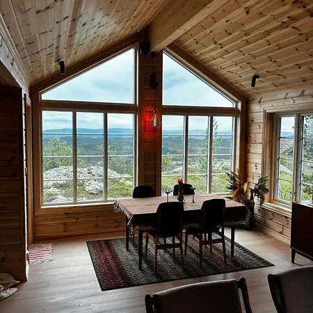 Mountain With Panoramic Views In Valdres Feriehus *
